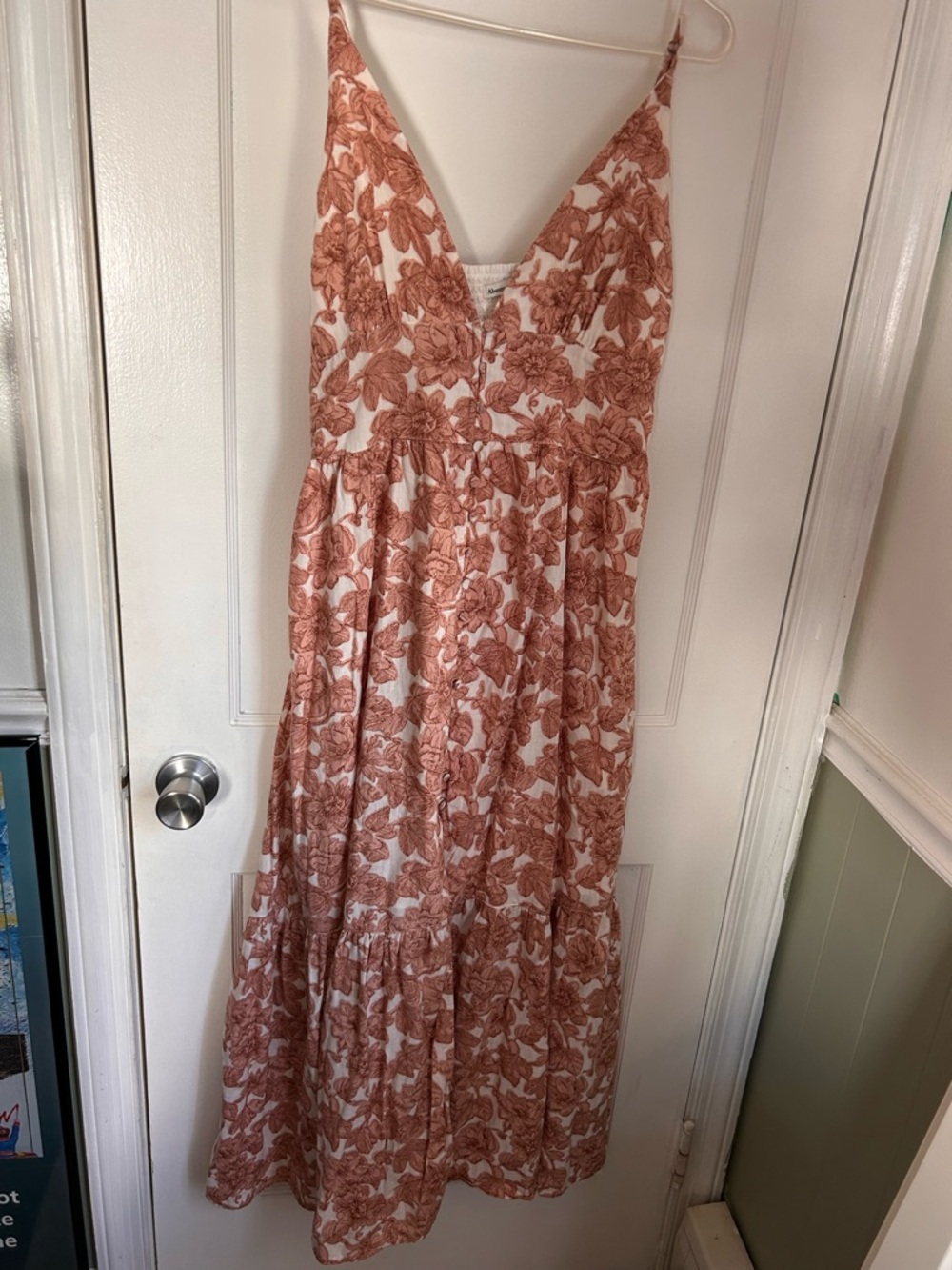 Abercrombie & Fitch pink floral dress - Picture 3 of 5